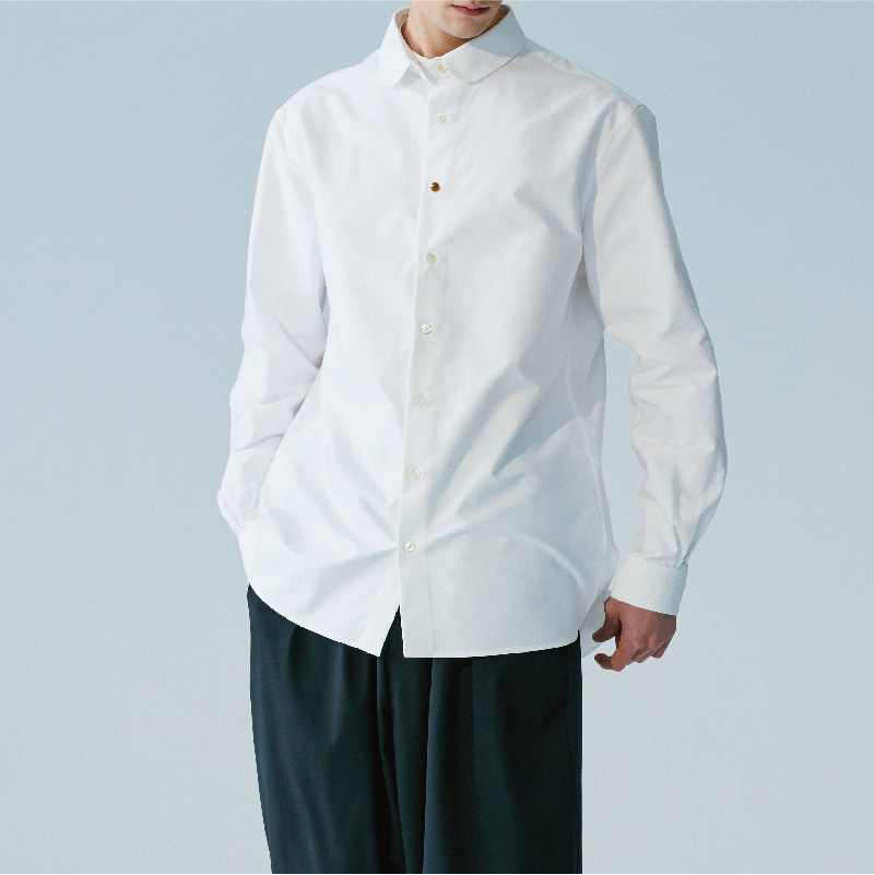 Detachable-collar shirts_Off white