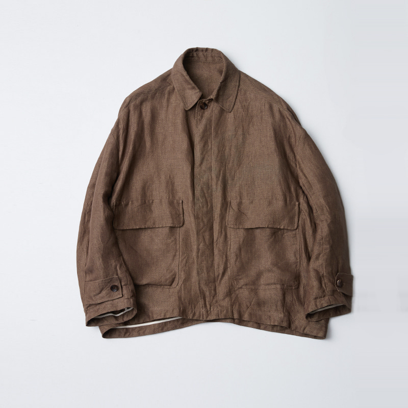Overfit jacket_Brown