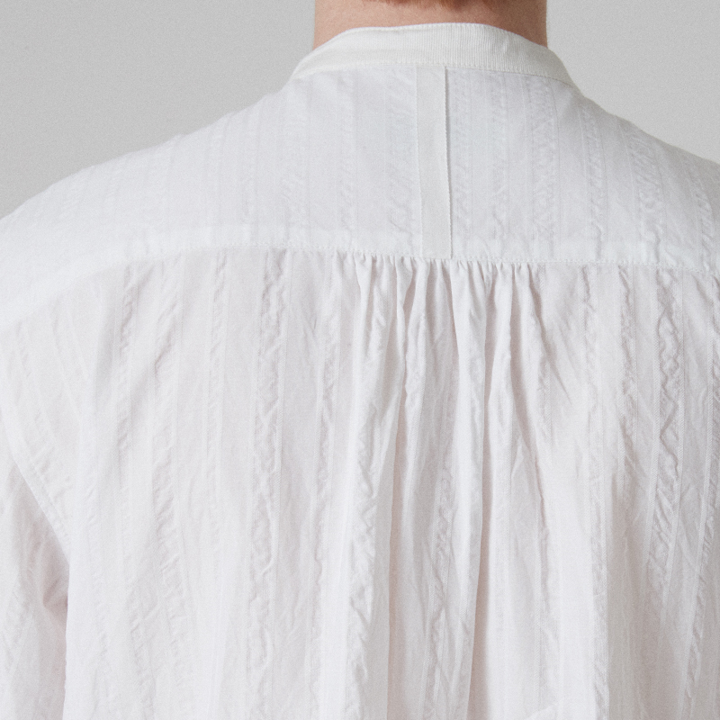 Hidden extra pullover half sleeve shirt_Off white